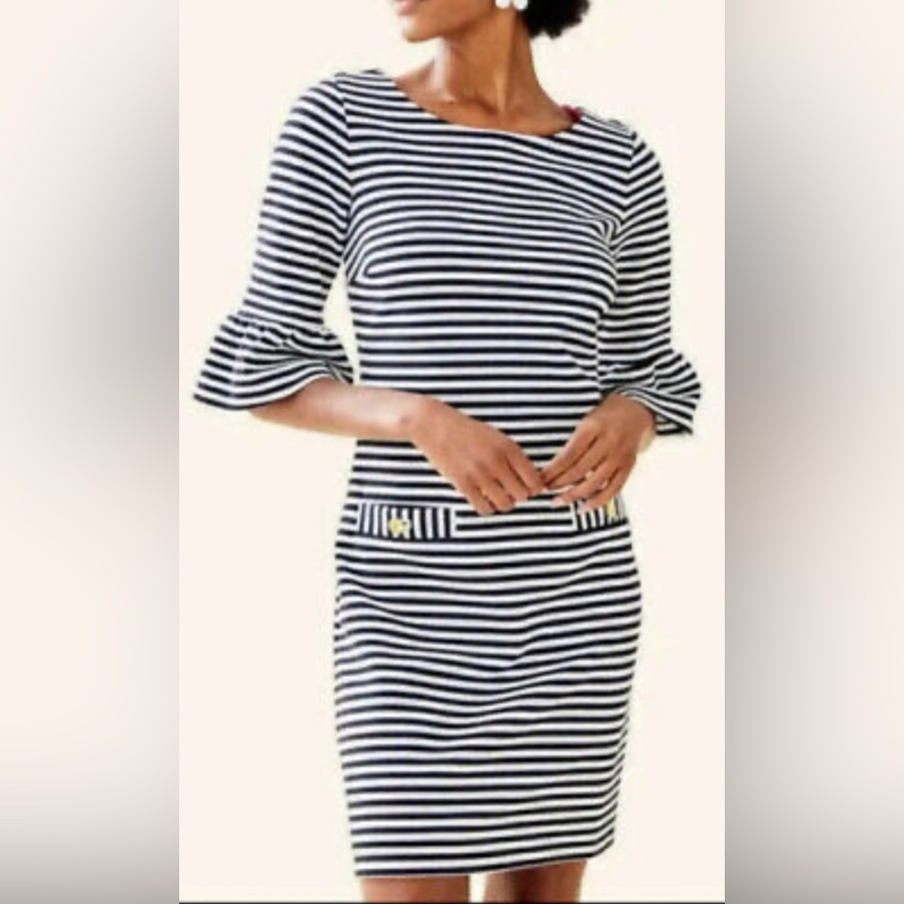 Lilly Pulitzer Alden striped dress size XL